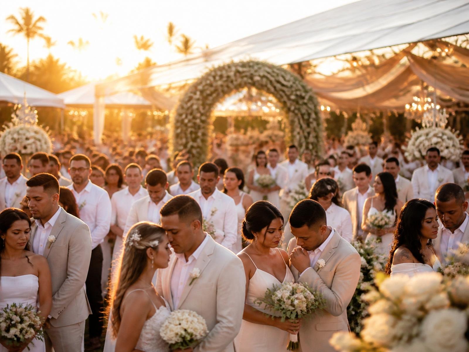 Cerimônia coletiva do Casamento Comunitário do Setor Guanabara em Goiânia